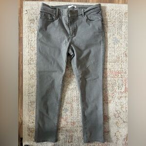 LOFT Gray Straight Leg Pants